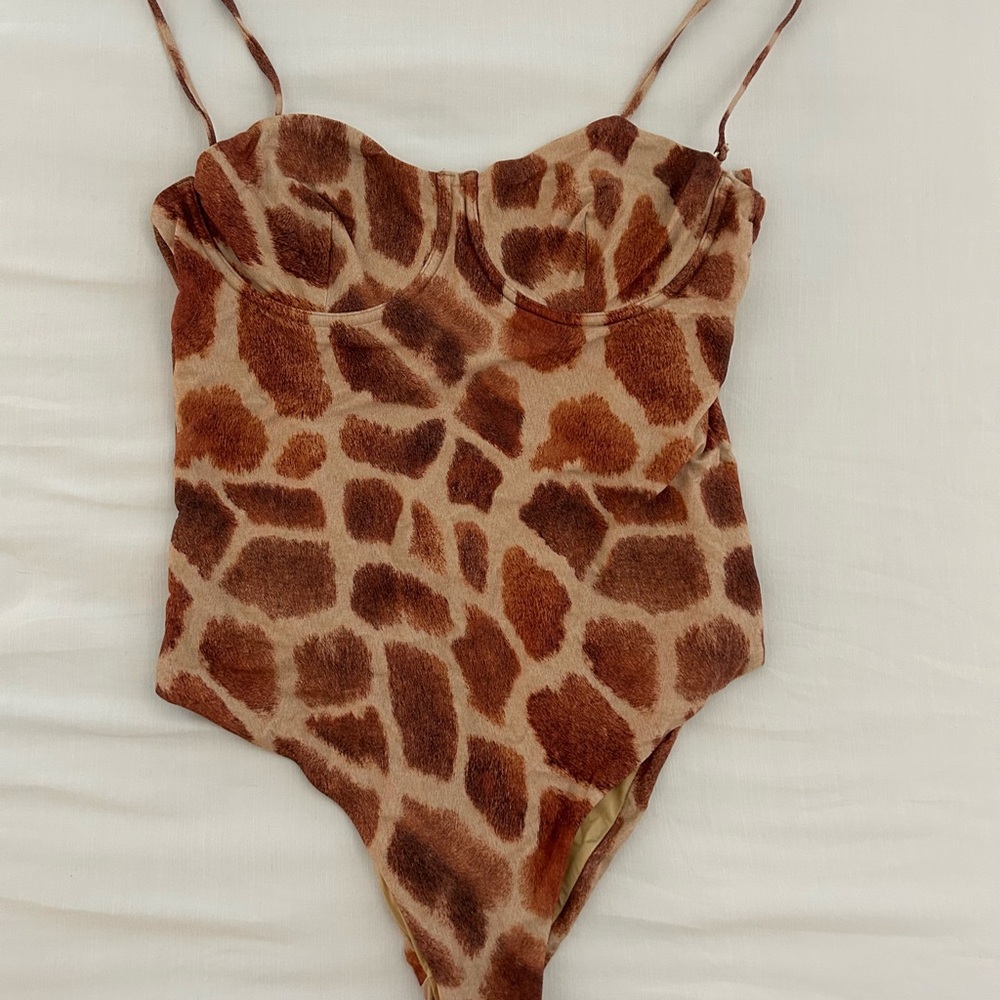 WeWoreWhat Animal Print Swimsuit One Piece